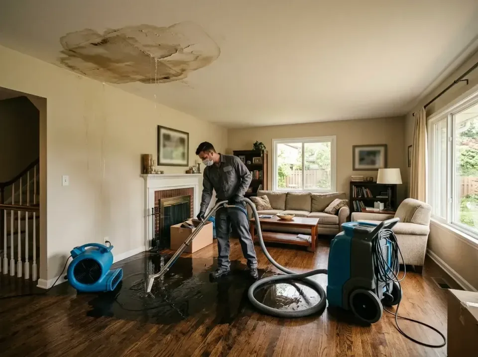 attic-pipe-burst-ceiling-drip-008 — frequently asked questions, Water Damage Restoration & Carpet Care in Akron, NY